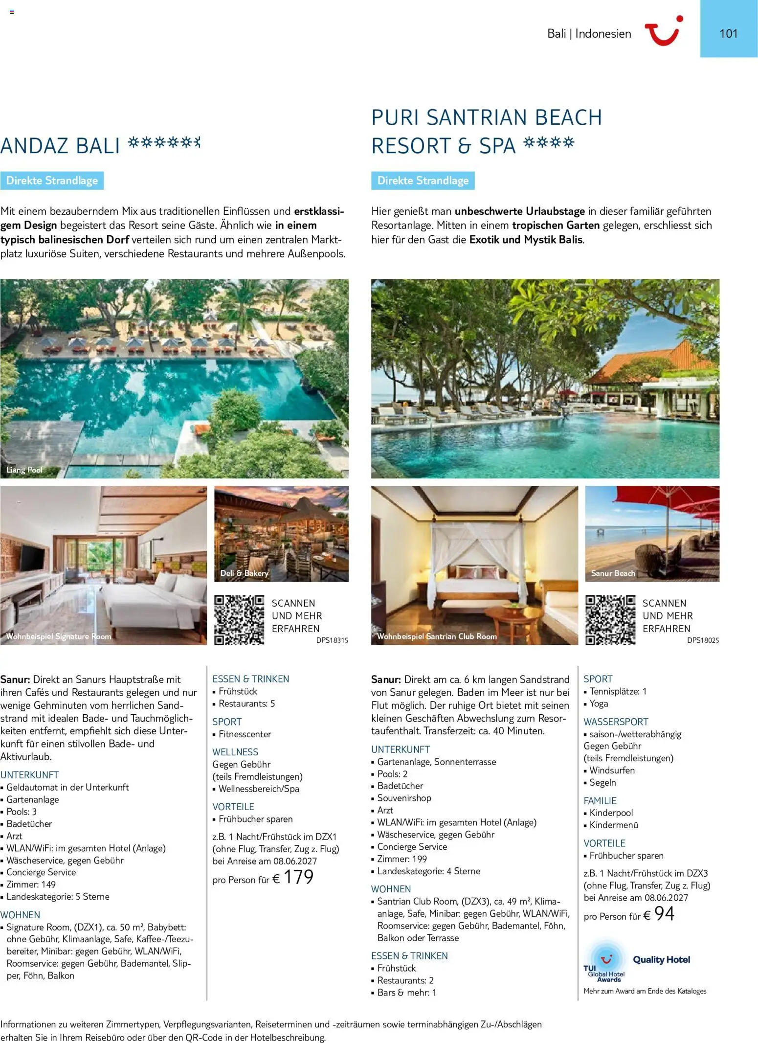 TUI Prospekt Asien, Afrika, Orient & Indischer Ozean 2026/27 – gültig ab 01.11.2026 | Seite: 101 | Produkte: Babybett, Slip