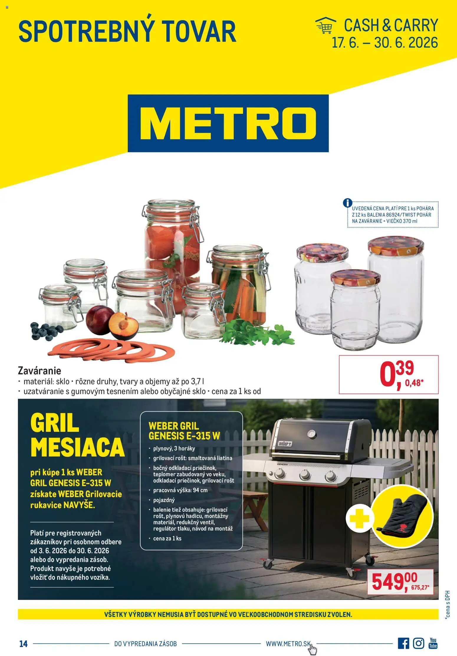Nové Metro akcie – leták je platný od 17.06.2026 | Strana: 1
