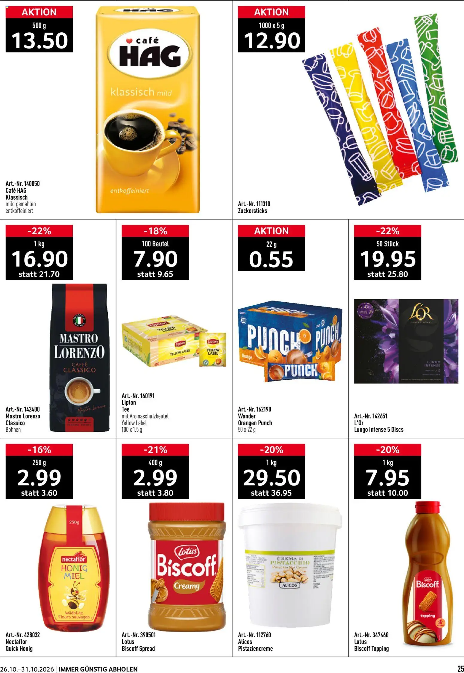 Prodega aktionen – gültig ab 26.10.2026 | Seite: 25