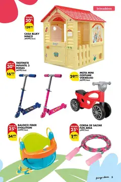 Pré-visualização BALOIÇO FEBER EVOLUTION, Baloiço Feber Evolution válido de 04.06.2026 | Página: 5 | Produtos: Baloiço, Trotinete, Corda