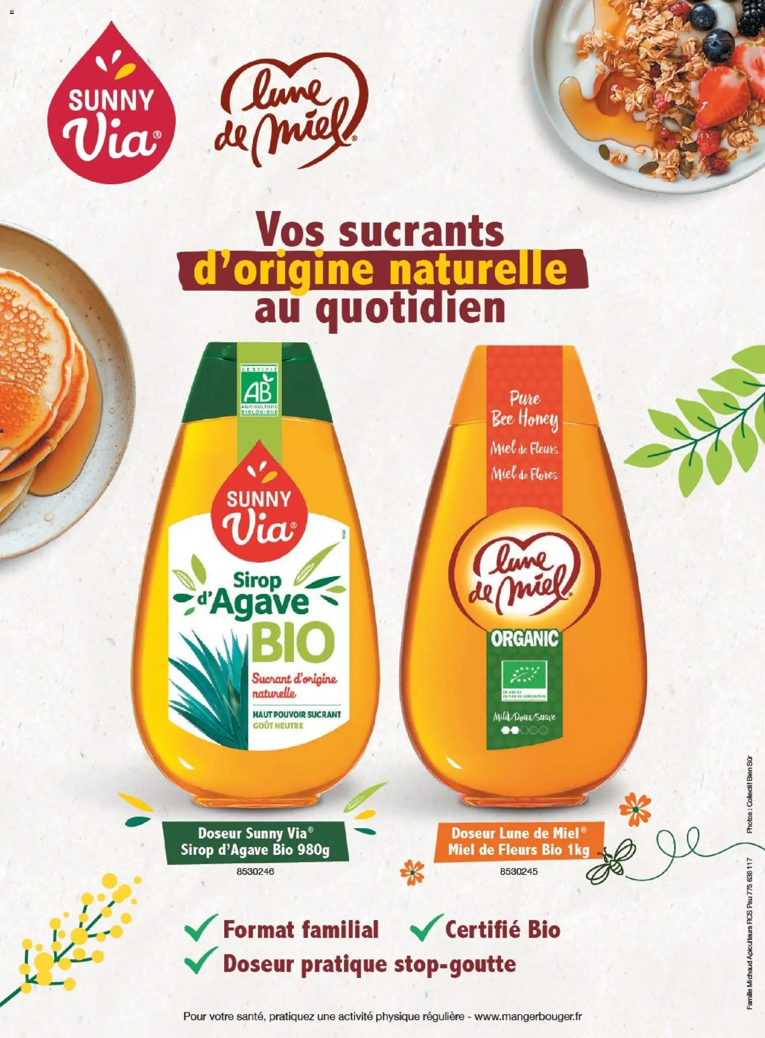 {H1} | Page: 163 | Produits: Sirop d'agave, Miel