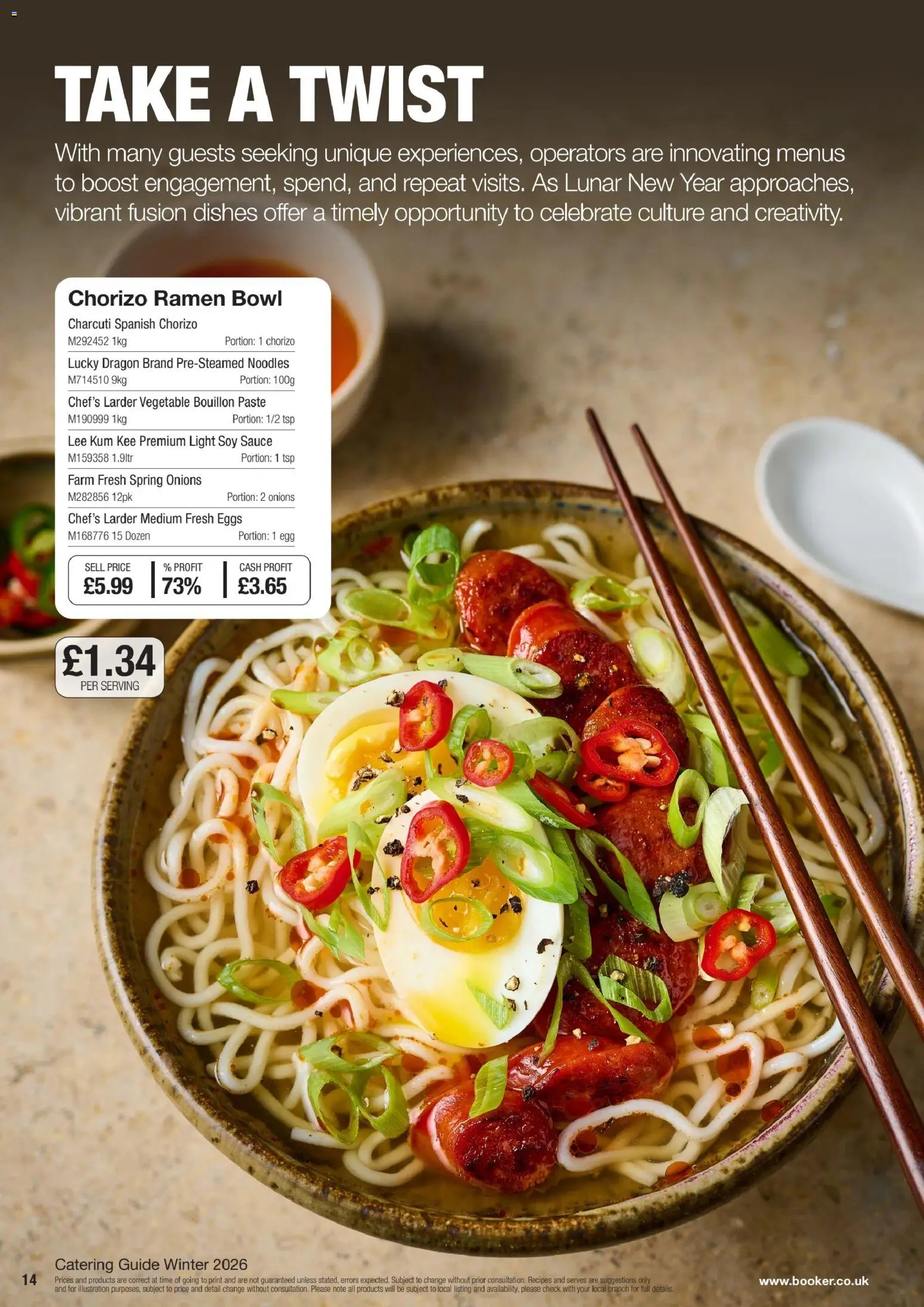 {H1} | Page: 14 | Products: Soy sauce, Eggs, Noodles, Bowl