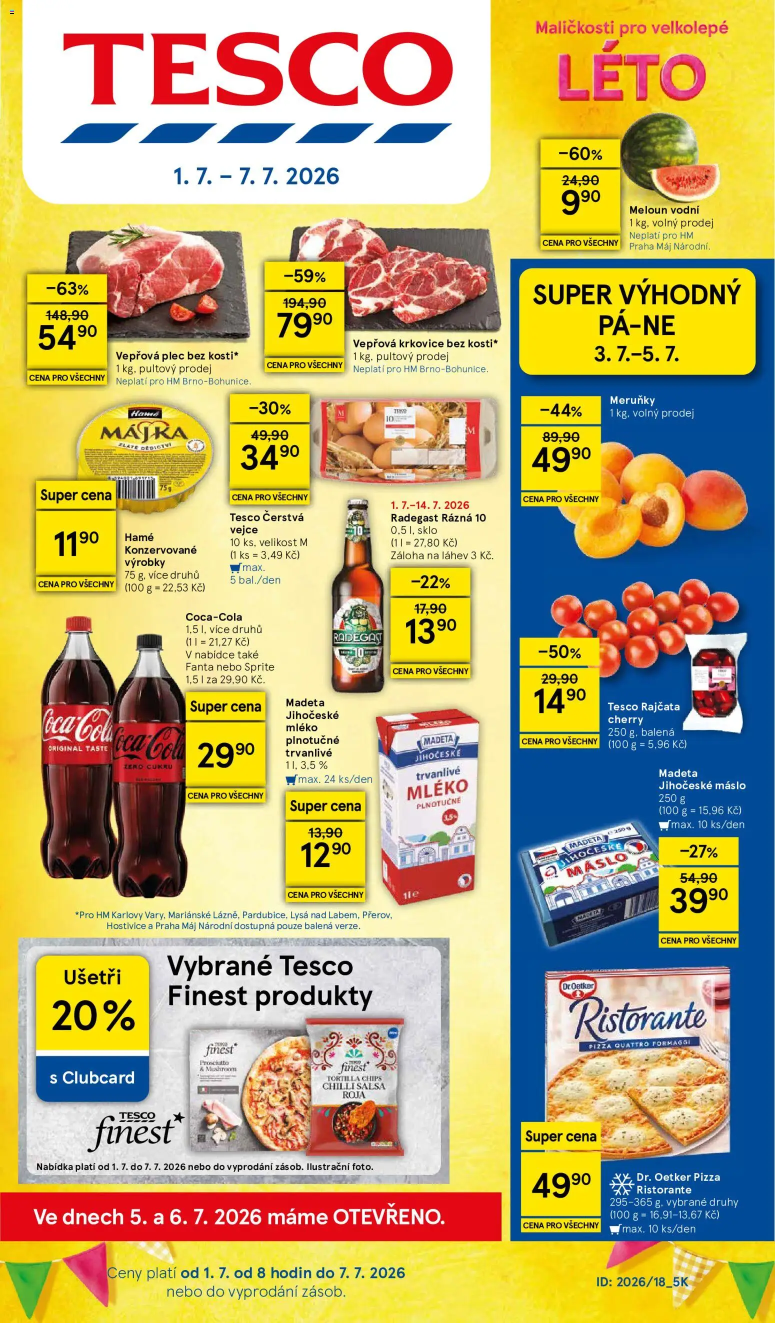 Tesco leták - Hypermarket od 01.07.2026 | Strana: 1