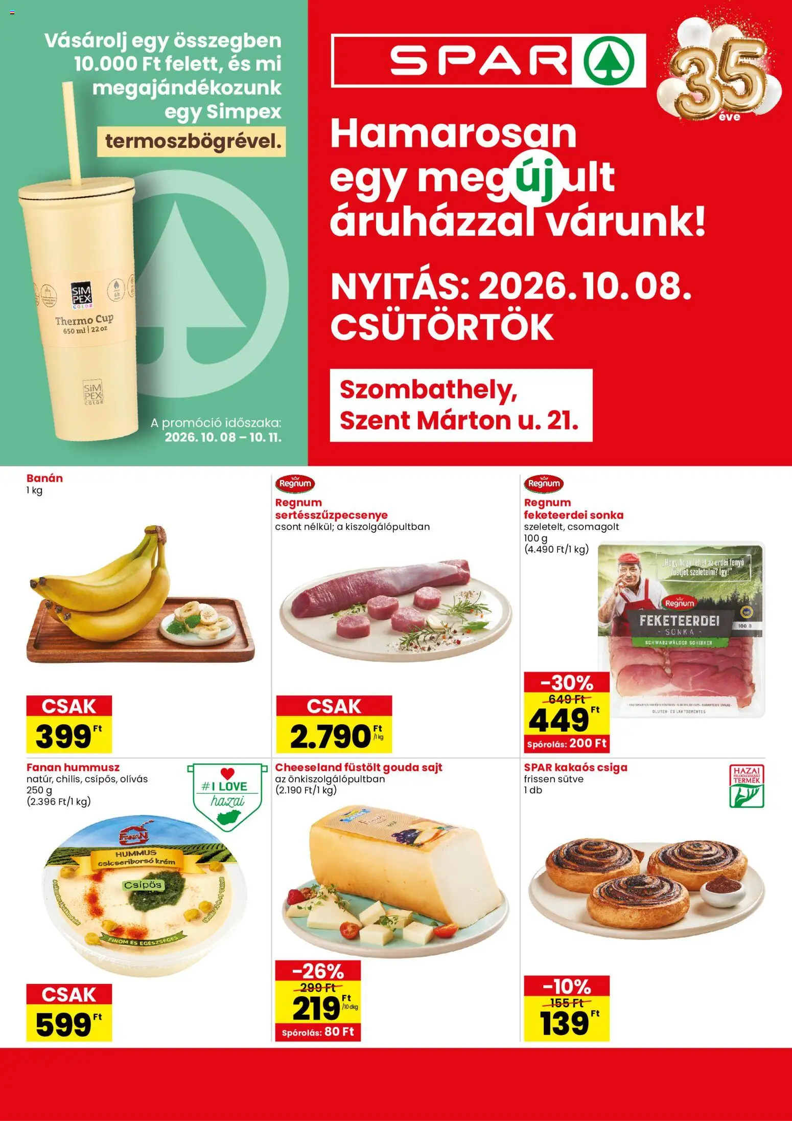 Spar Csütörtök, 8 Október Nagy Megtakarítás