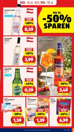 Hofer AT akciós újság - amely érvényes a következő dátumtól: 12.06.2026 | Oldal: 19 | Termékek: Somat, Radler