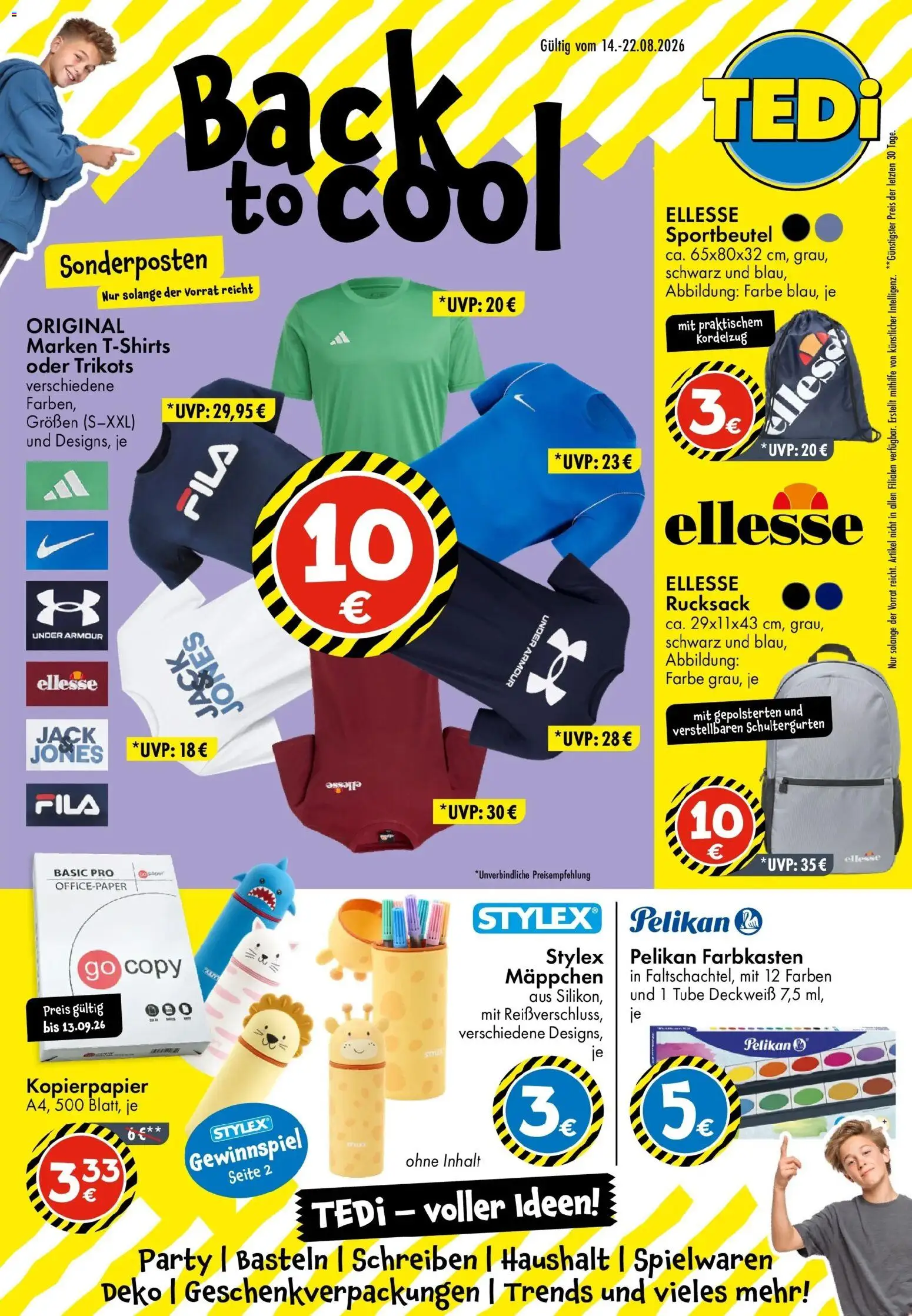 TEDi - TEDi: entdecke die neuen TEDi Trends von 14.08.2026 - Aktuelle Angebote | Seite: 1 | Produkte: Rucksack