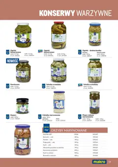 Pogląd oferty "Makro gazetka - Produktów marek własnych dla profesjonalnej Gastronomii" - ważna od 01.03.2026 | Strona: 59 | Produkty: Grzyby marynowane, Grzyby, Sałatka szwedzka, Sałatka