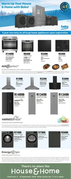 House and Home specials catalogue – valid from 04/09/2026
