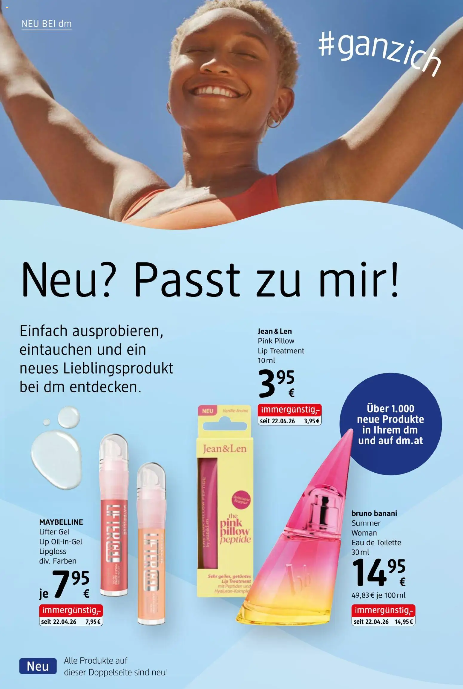 dm drogerie markt Journal Juli 2026 von 09.07.2026 - Aktuelle Angebote | Seite: 16 | Produkte: Toilette, Eau de Toilette, Lipgloss