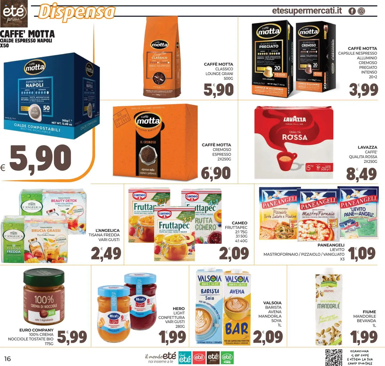 Volantino Eté del 28/07/2026 | Pagina: 16 | Prodotti: Caffè, Birra, Tè, Macinato