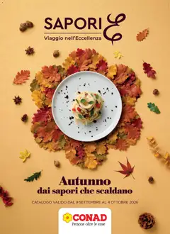 Anteprima del volantino Conad volantino Gourmet Lazio valido a partire dal 09/09/2026