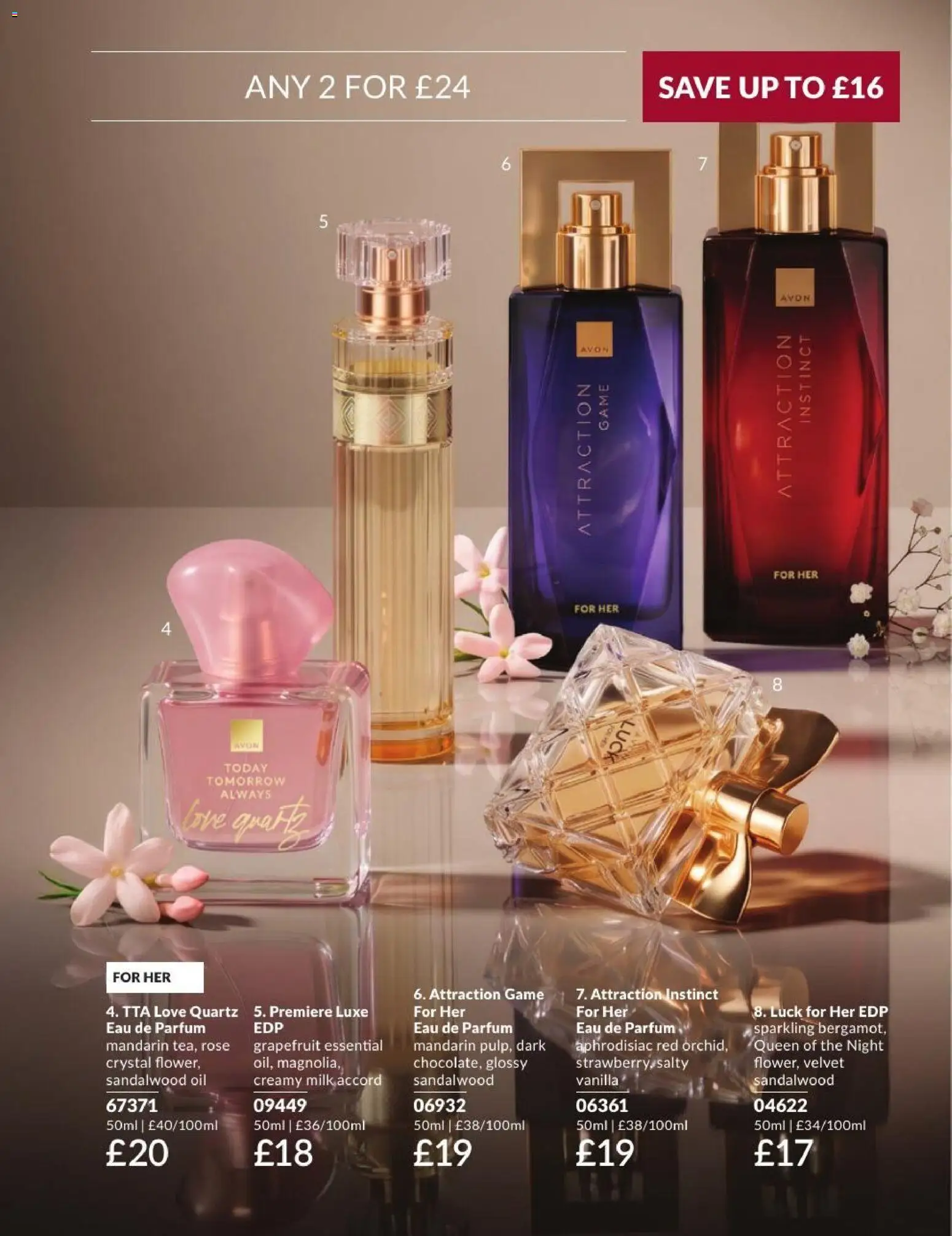 {H1} | Page: 105 | Products: Milk, Oil, Grapefruit, Vanilla
