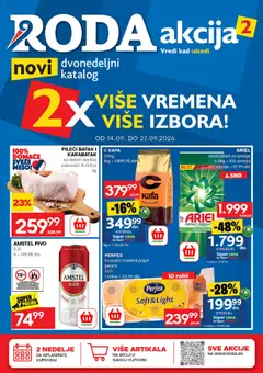 Roda katalog - pregled Roda kataloga - važi od 14.09.2026