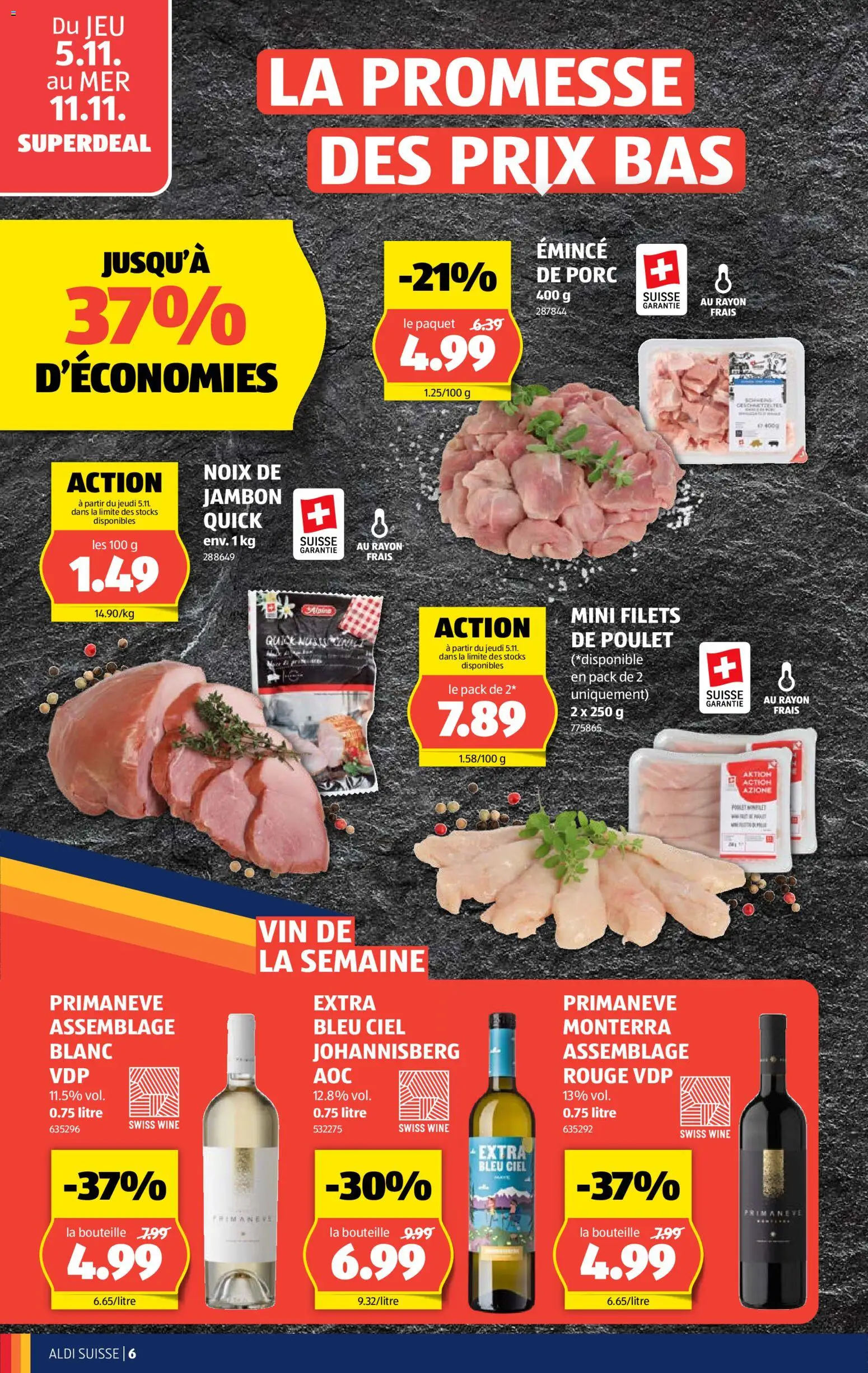 Aldi aktionen FR – gültig ab 05.11.2026 | Seite: 6 | Produkte: Rouge