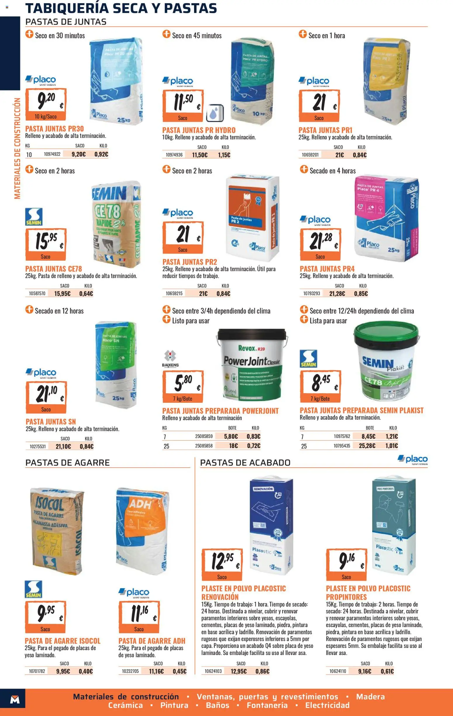 Obramat - Reformas Otono Imprenta Almacenes 02 Siero 2026 │ válido desde el 09/10/2026 | Página: 4 | Productos: Polvo, Pasta, Puertas