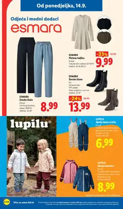 ESMARA Pletena haljina, Komad S elastanskim vlaknom (LYCRA®) - Pregled kataloga iz trgovine Lidl, vrijedi od 14.09.2026 | Stranica: 28