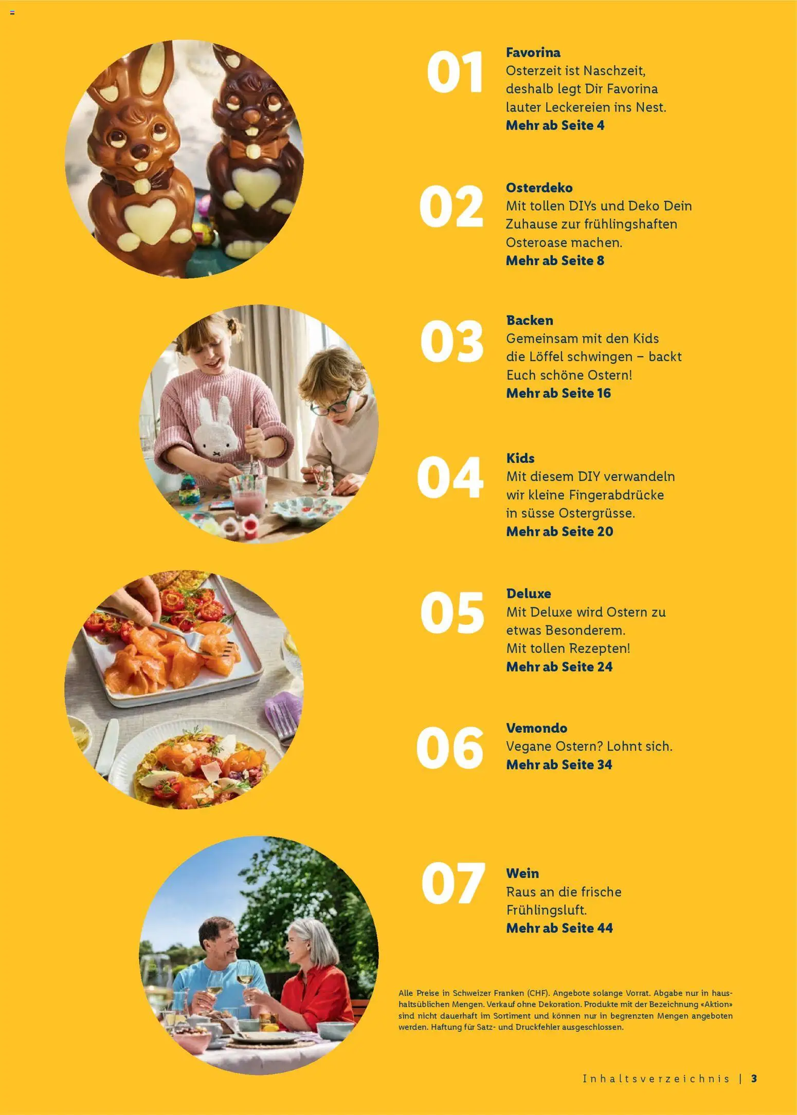 Lidl Aktionen Ostern – gültig ab 26.02.2026 | Seite: 3 | Produkte: Wein, Süße