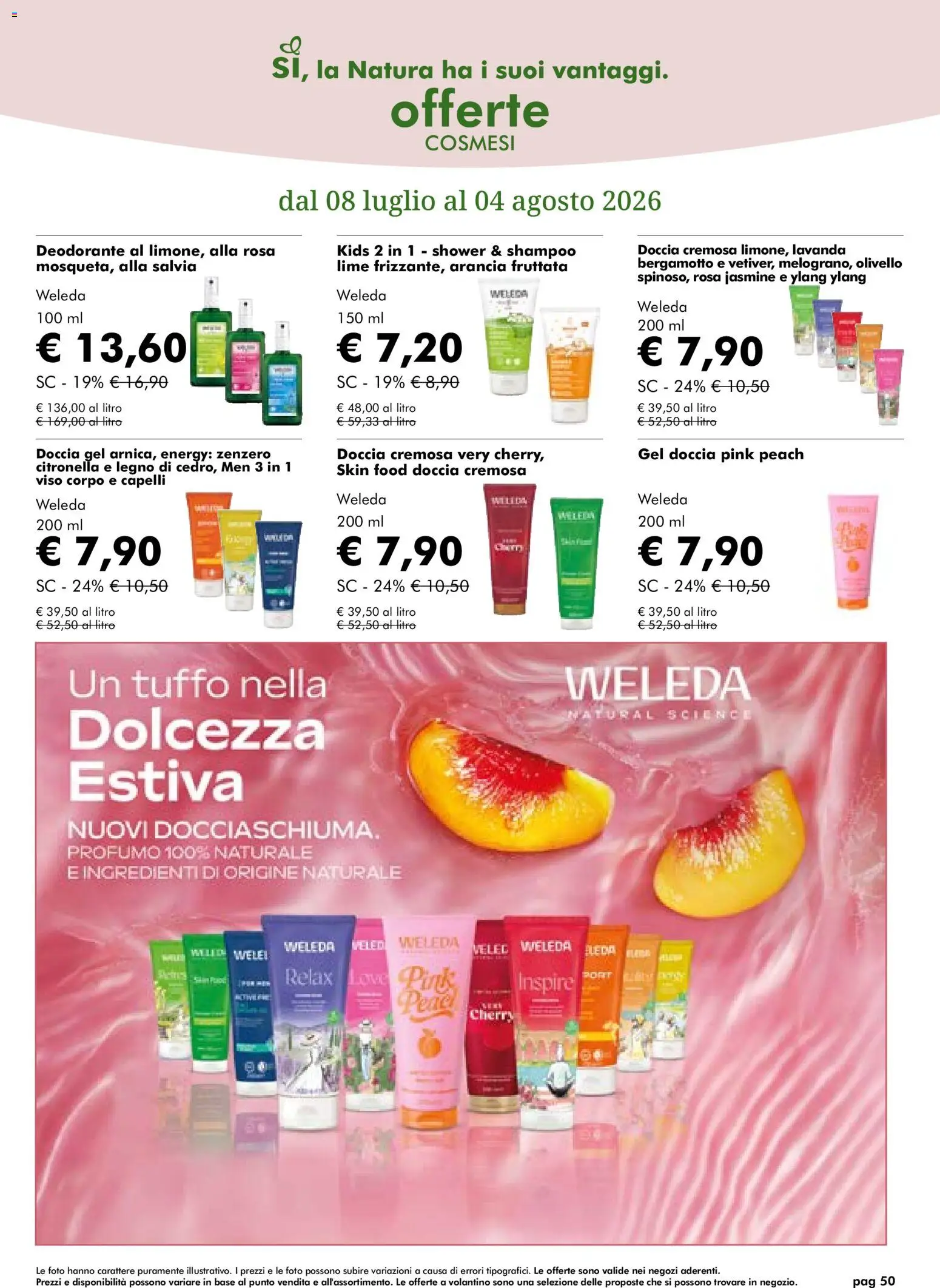 Volantino Natura Sì del 08/07/2026 | Pagina: 50
