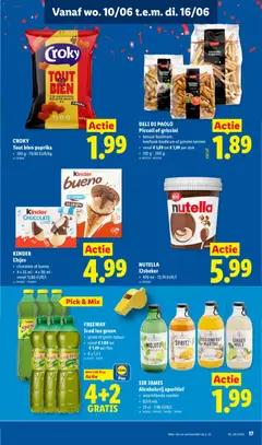KINDER IJsjes, chocolate of bueno, 4 x 55 ml - 4 x 90 ml - Voorbeeld van een folder van Lidl, geldig van 08.06.2026 | Pagina: 17