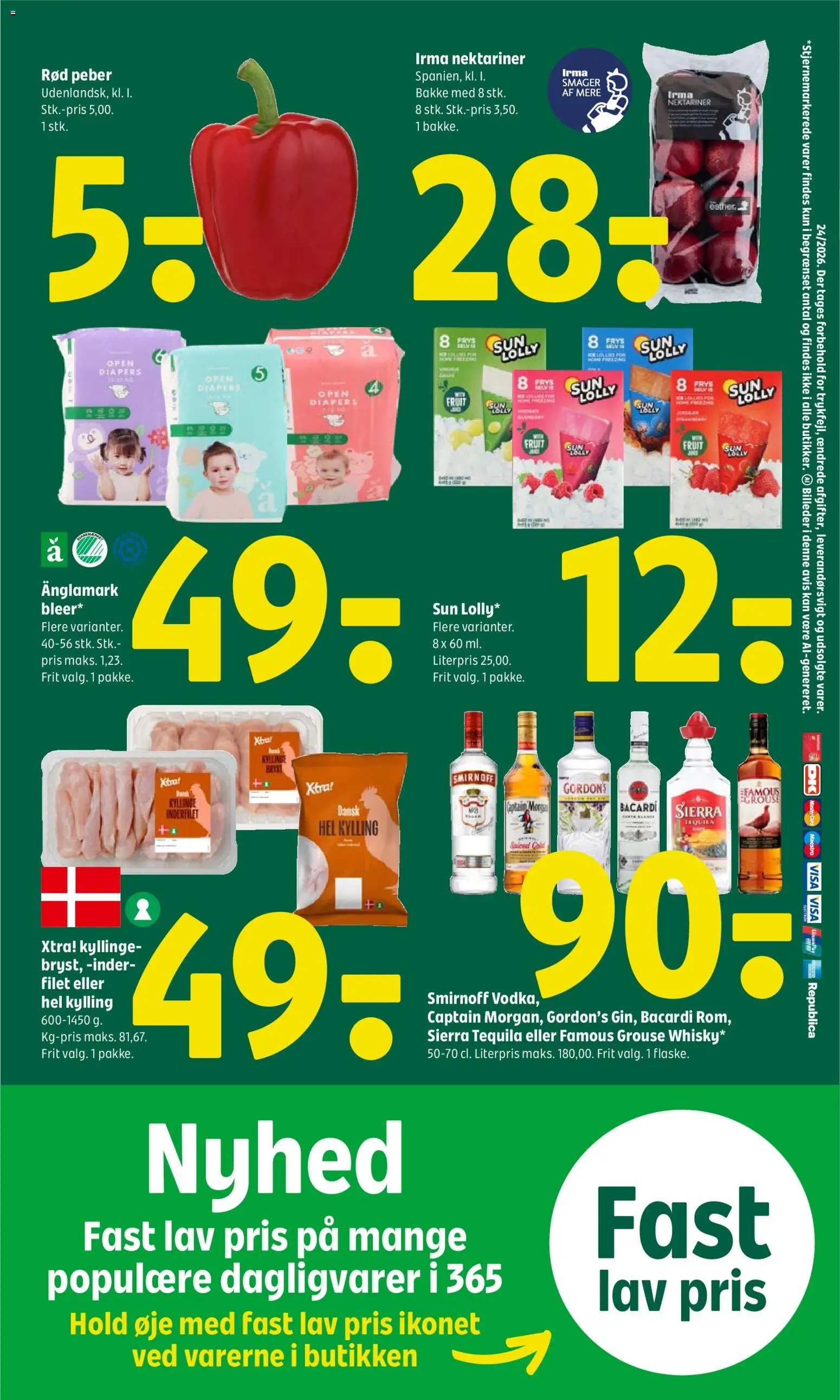 Coop 365 tilbudsavis – gyldig fra 11.06.2026 | Side: 8 | Produkter: Peber, Nektariner
