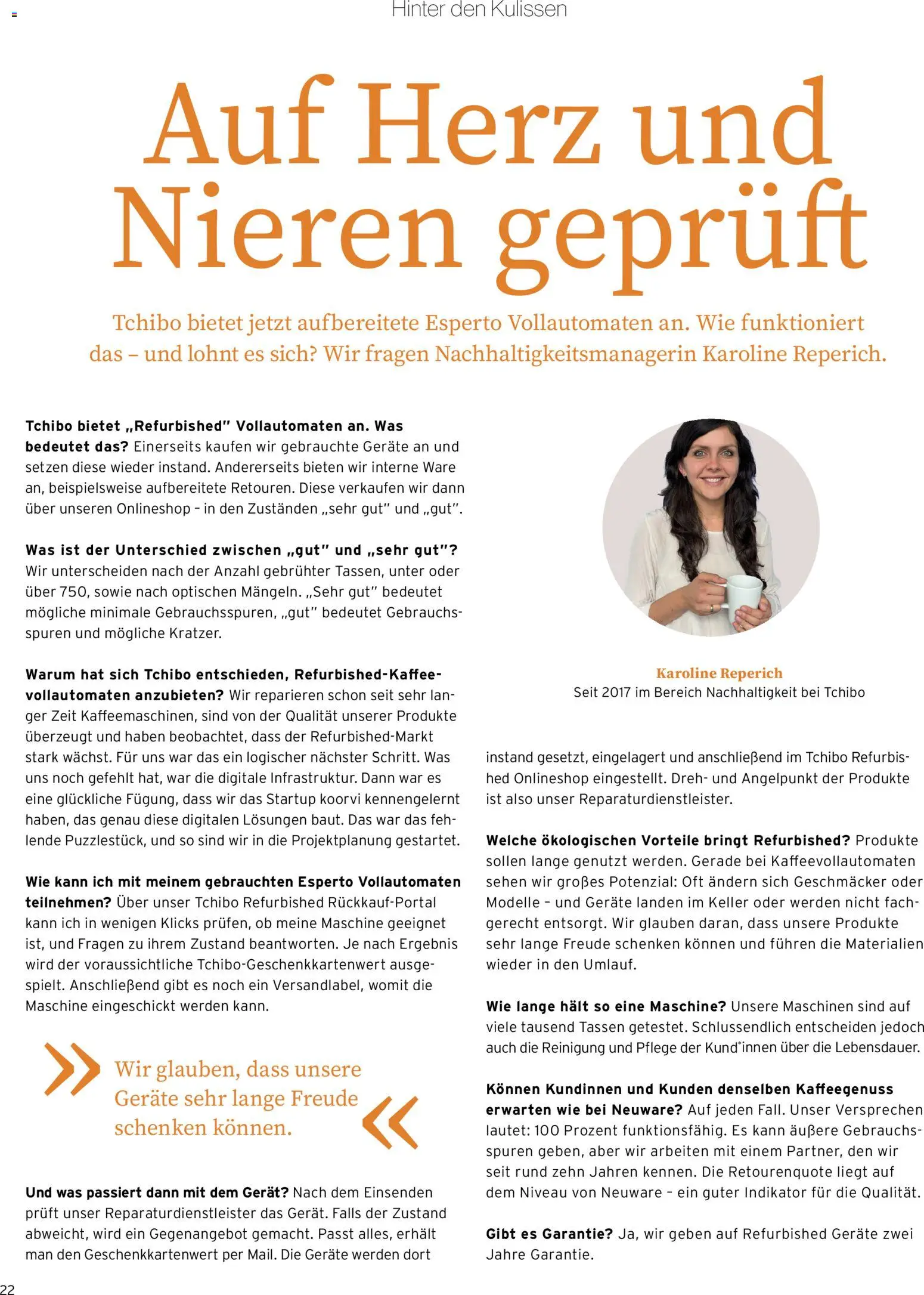 Tchibo Magazin Momente – gültig ab 23.03.2026 | Seite: 22