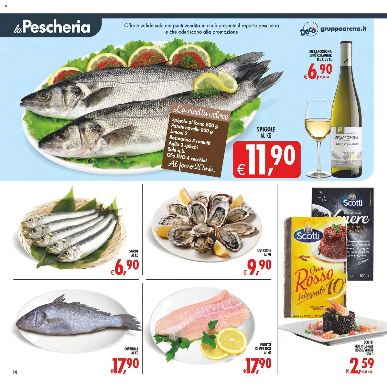 Volantino Decò del 29.05.2026 | Pagina: 15 | Prodotti: Rosmarino, Riso, Olio, Spigola