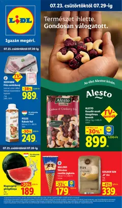 Lidl akciós újság - amely érvényes a következő dátumtól: 2026.07.23.