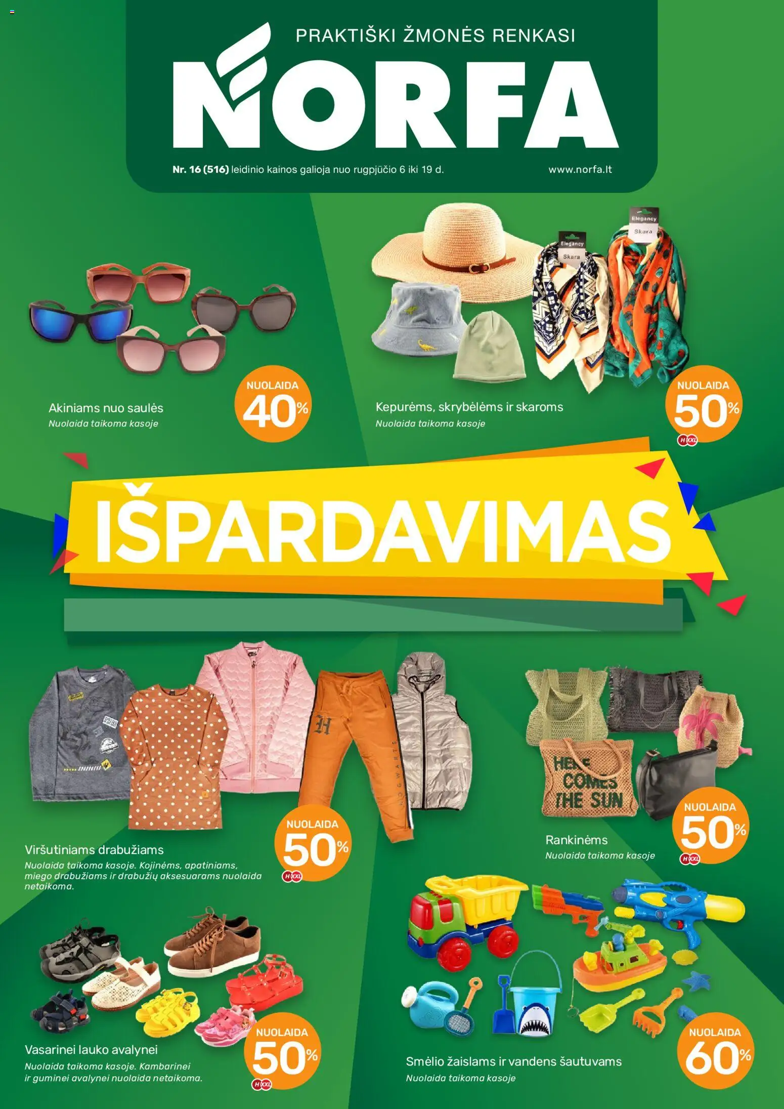 NORFA akcijos nuo 2026.08.06 | Puslapis: 1 | Prekių: Skara
