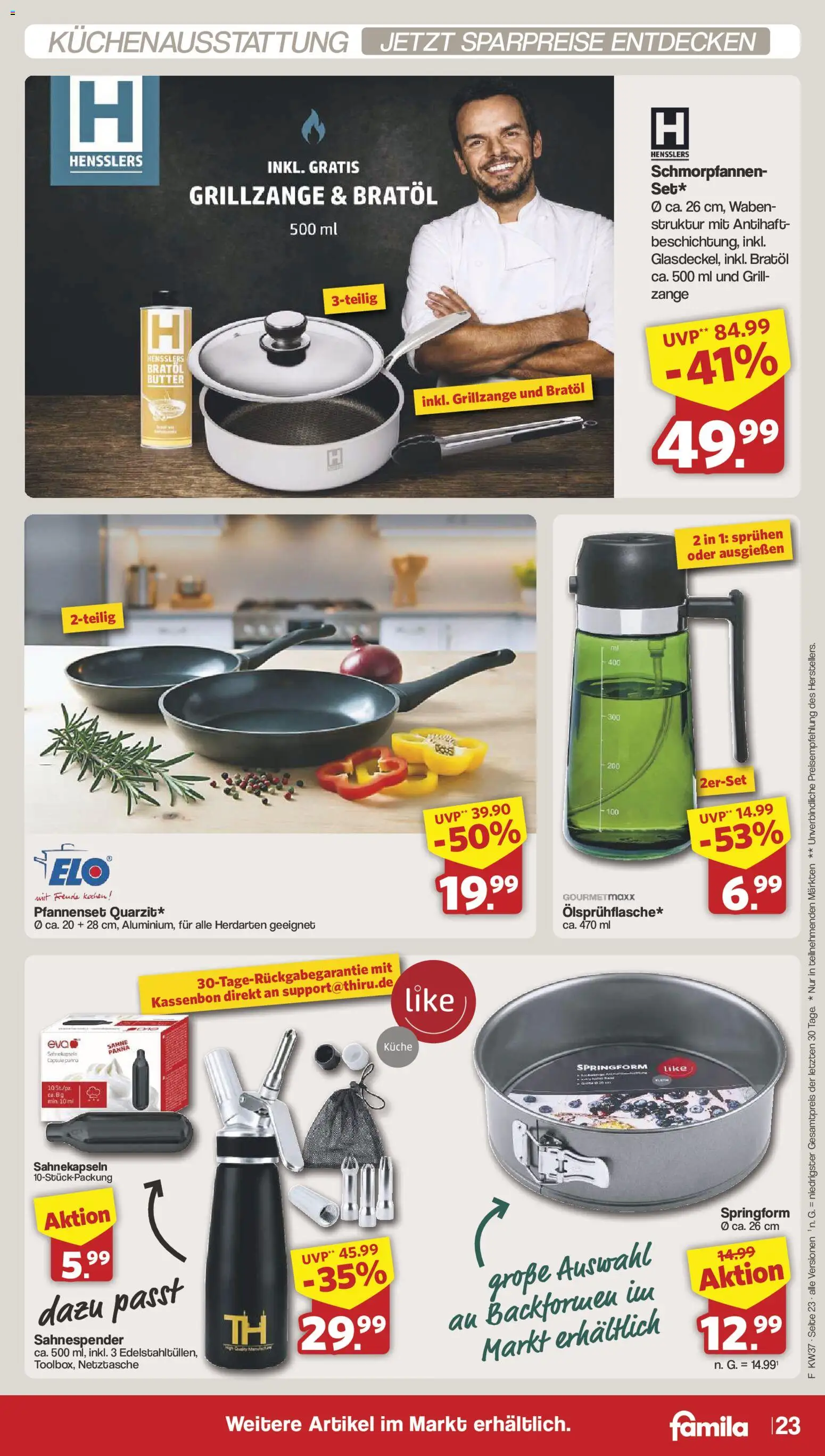 Famila Nordwest Prospekt – gültig ab 07.09.2026 | Seite: 25 | Produkte: Grill, Butter, Küche