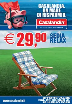 Anteprima del volantino Casalandia volantino valido a partire dal 29/06/2026