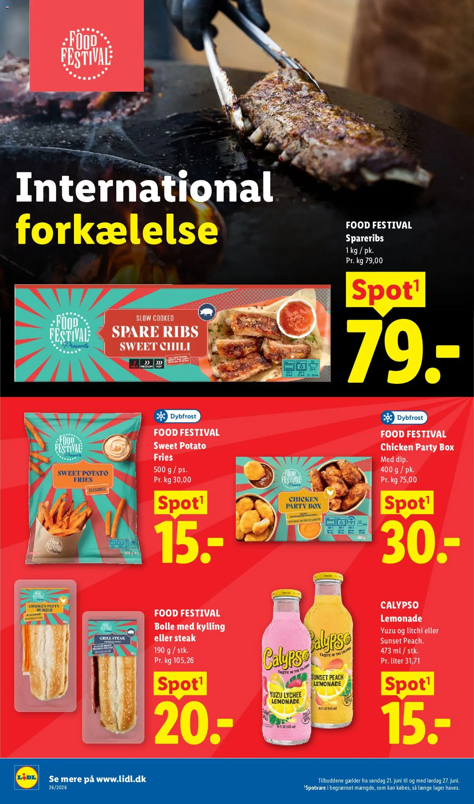 Lidl tilbudsavis – gyldig fra 21/06/2026 | Side: 26 | Produkter: Nuggets, Spareribs, Søm, Grill