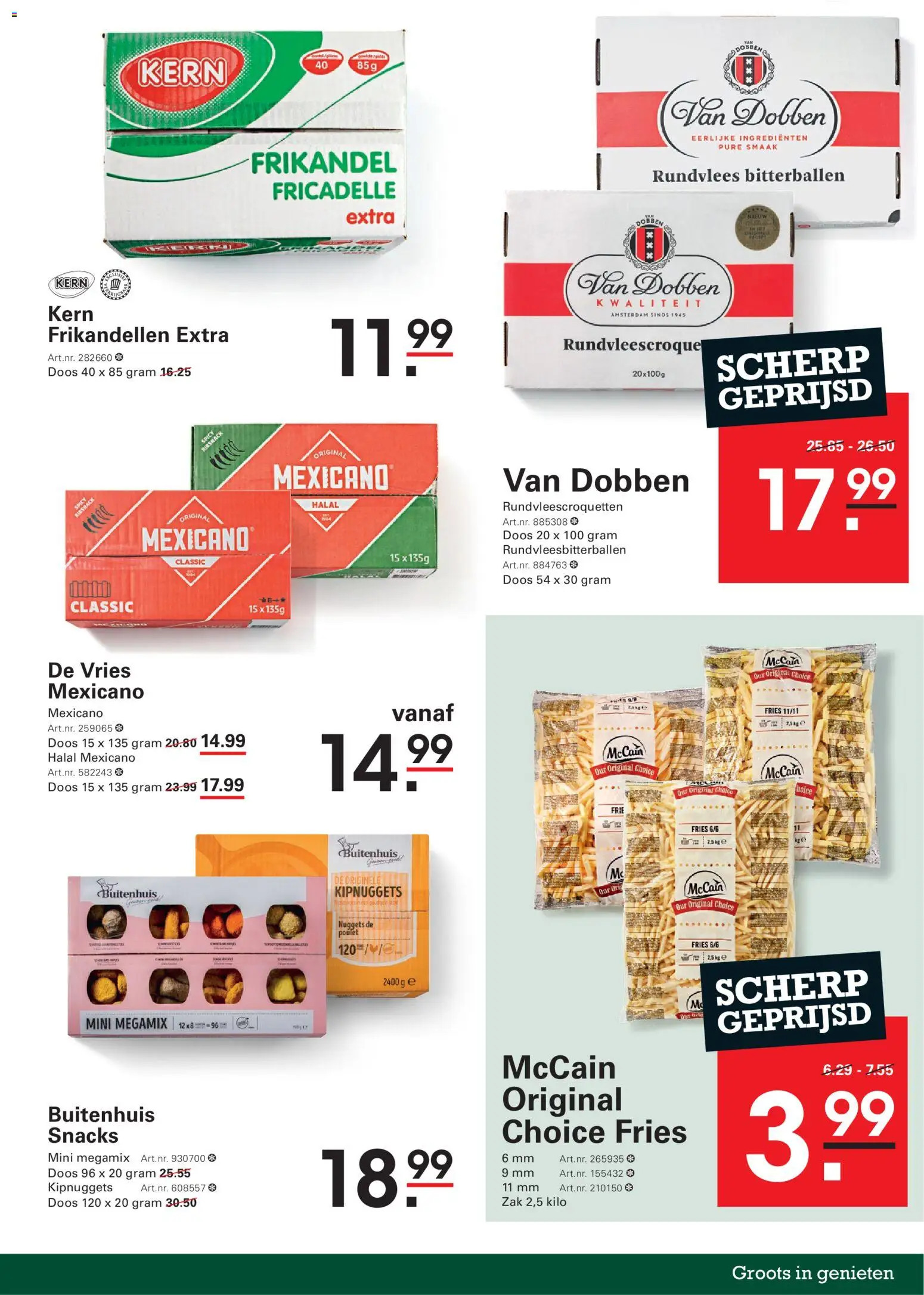 {H1} | Pagina: 15 | Producten: Snacks, Zak, Rundvlees, Ingrediënten