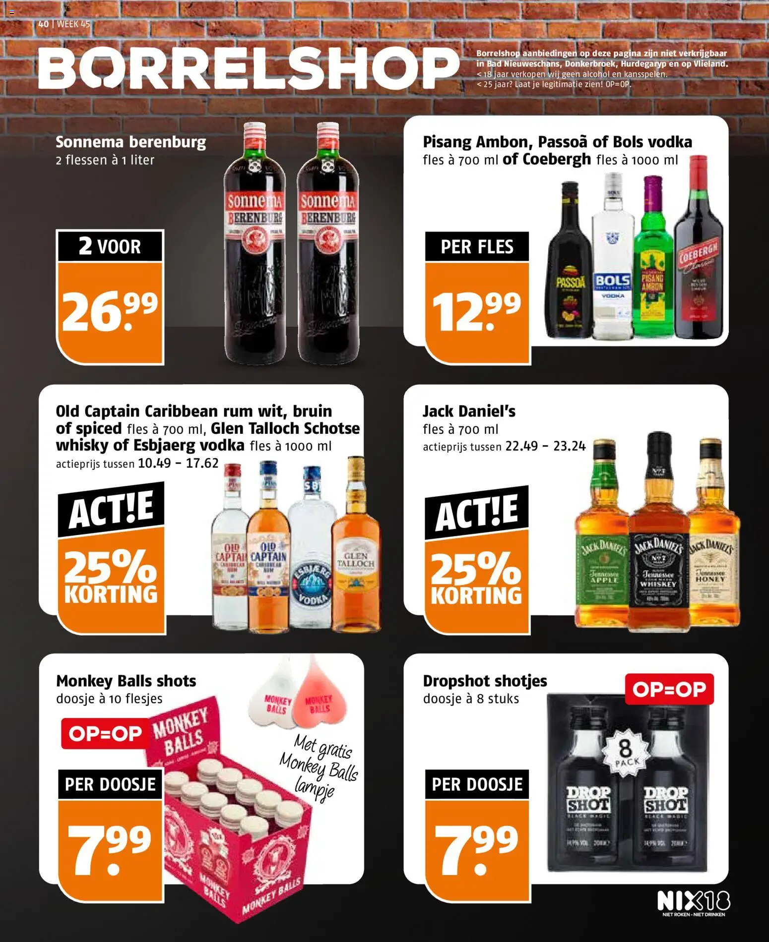 {H1} | Pagina: 40 | Producten: Fles, Bad, Jack Daniel’s, Alcohol