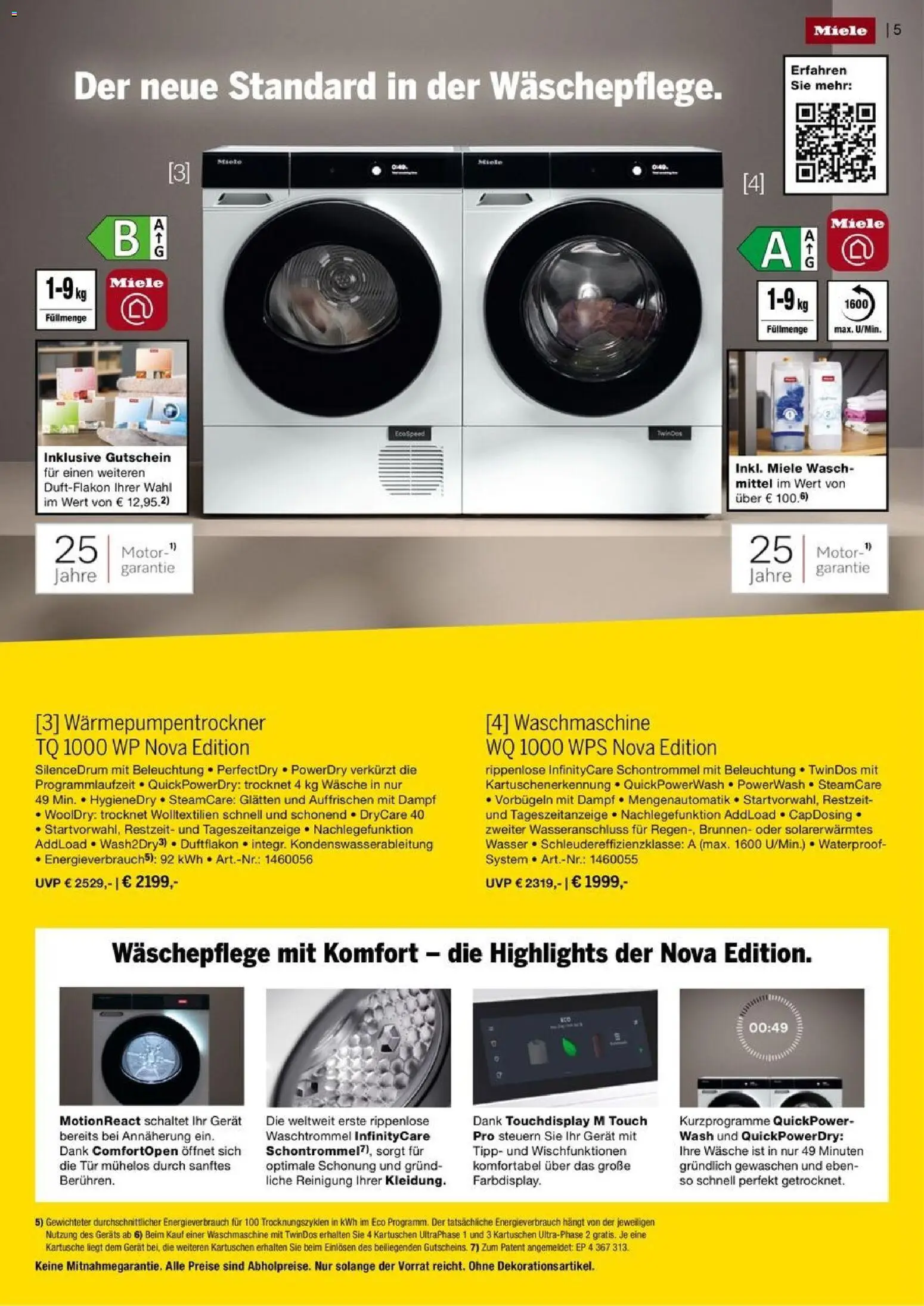 Medimax Miele Magazin – gültig ab 01.05.2026 | Seite: 5 | Produkte: Miele, Tür, Waschmaschine, Wasser