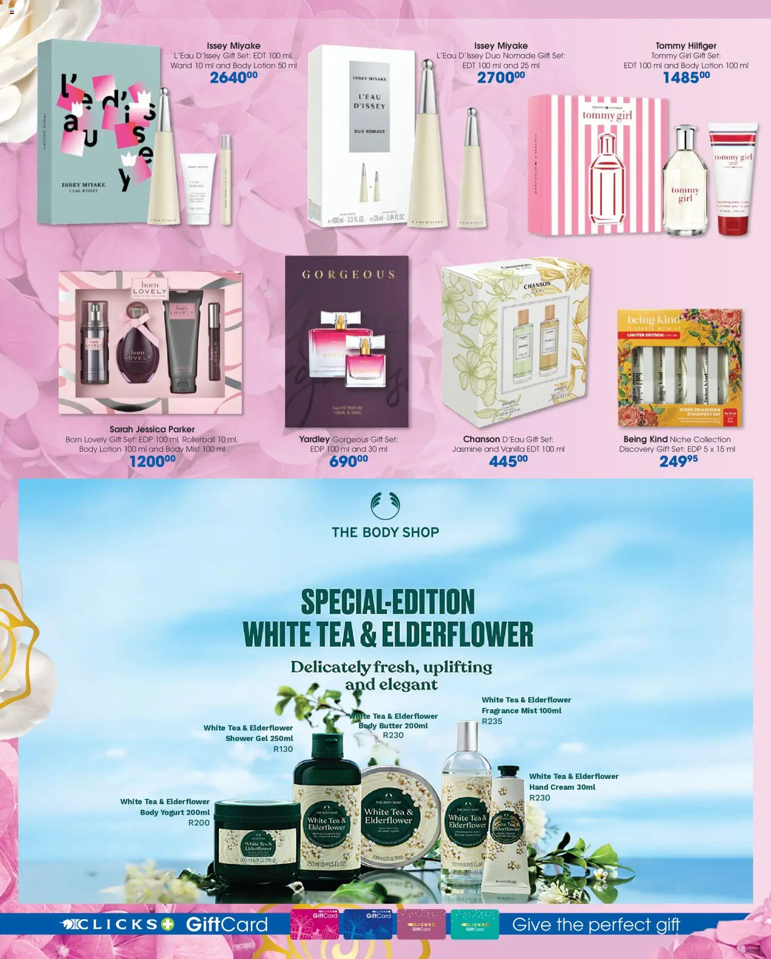 New Clicks catalogue – valid from 07.05.2026 | Page: 8 | Products: Butter, Fragrance, Shower gel, Lotion