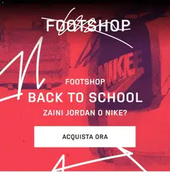 Anteprima del volantino Footshop valido a partire dal 27/07/2026