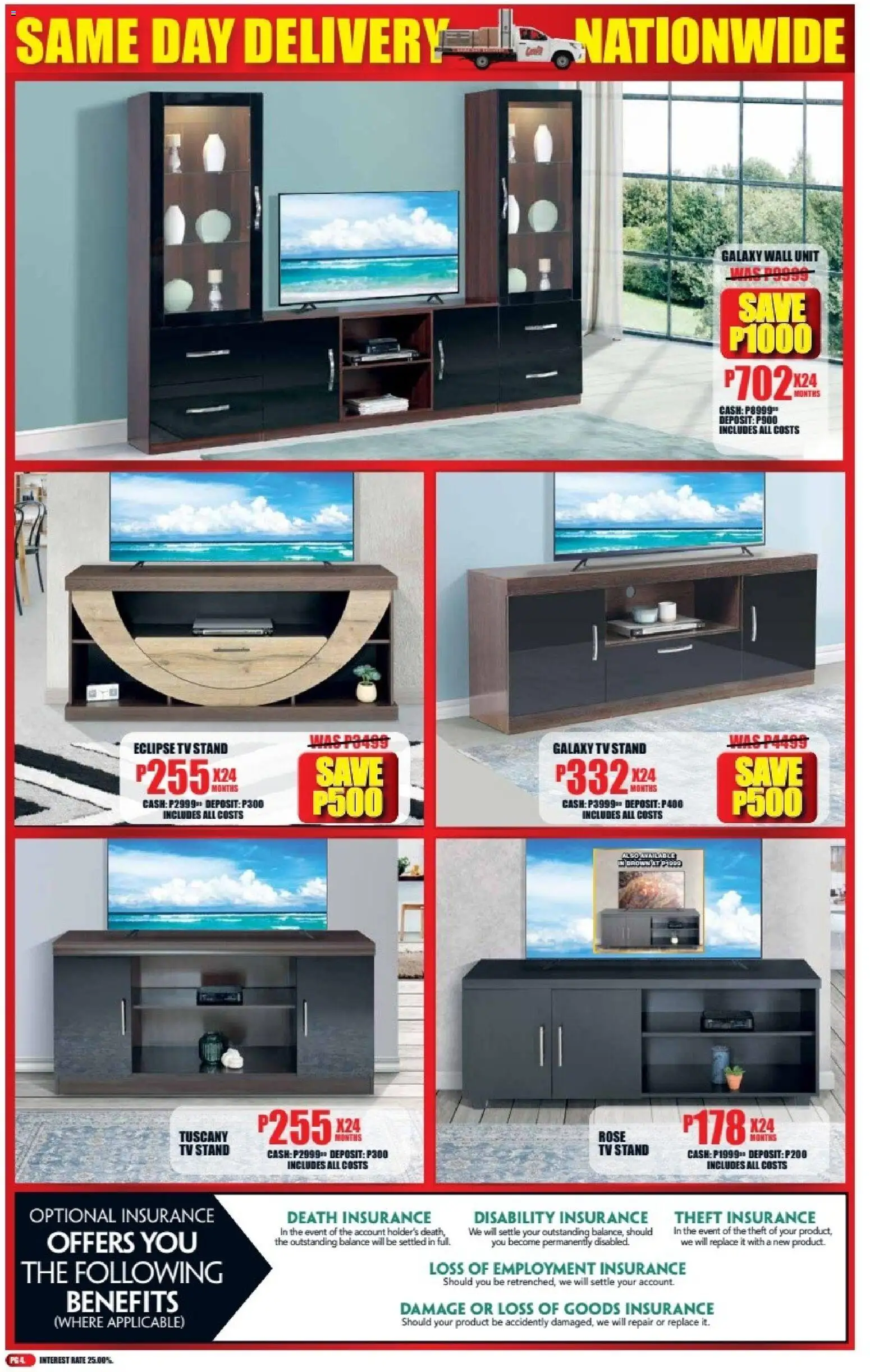 New Lewis Stores catalogue – valid from 06/07/2026 | Page: 4 | Products: TV, Wall unit