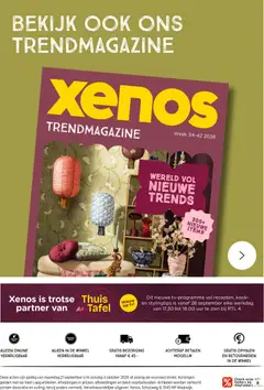 Xenos folder - Voorbeeld van een folder van Xenos, geldig van 20-09-2026 | Pagina: 32 | Producten: Folders, Tv