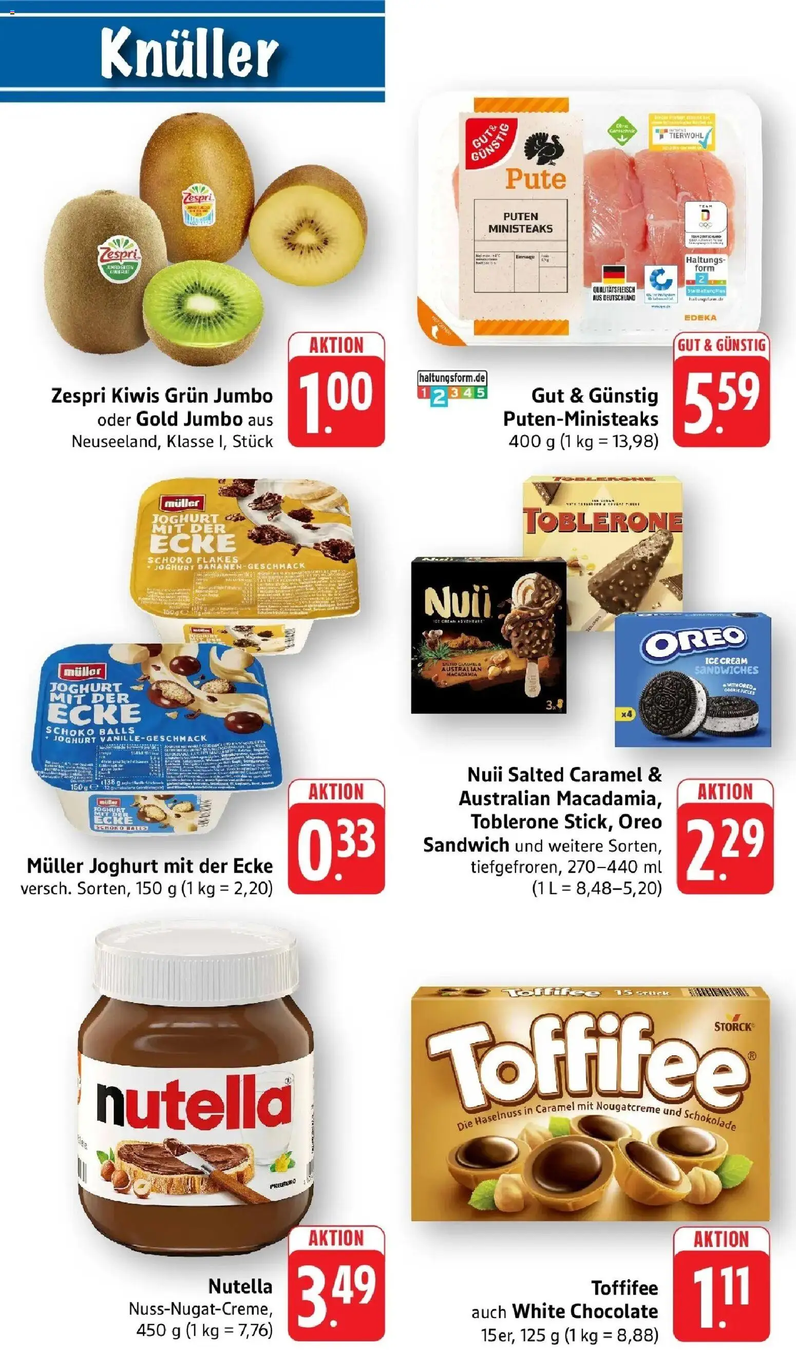 nah & gut Prospekt Gengenbach – gültig ab 17.08.2026 | Seite: 10 | Produkte: Pute, Joghurt, Schokolade, Nutella