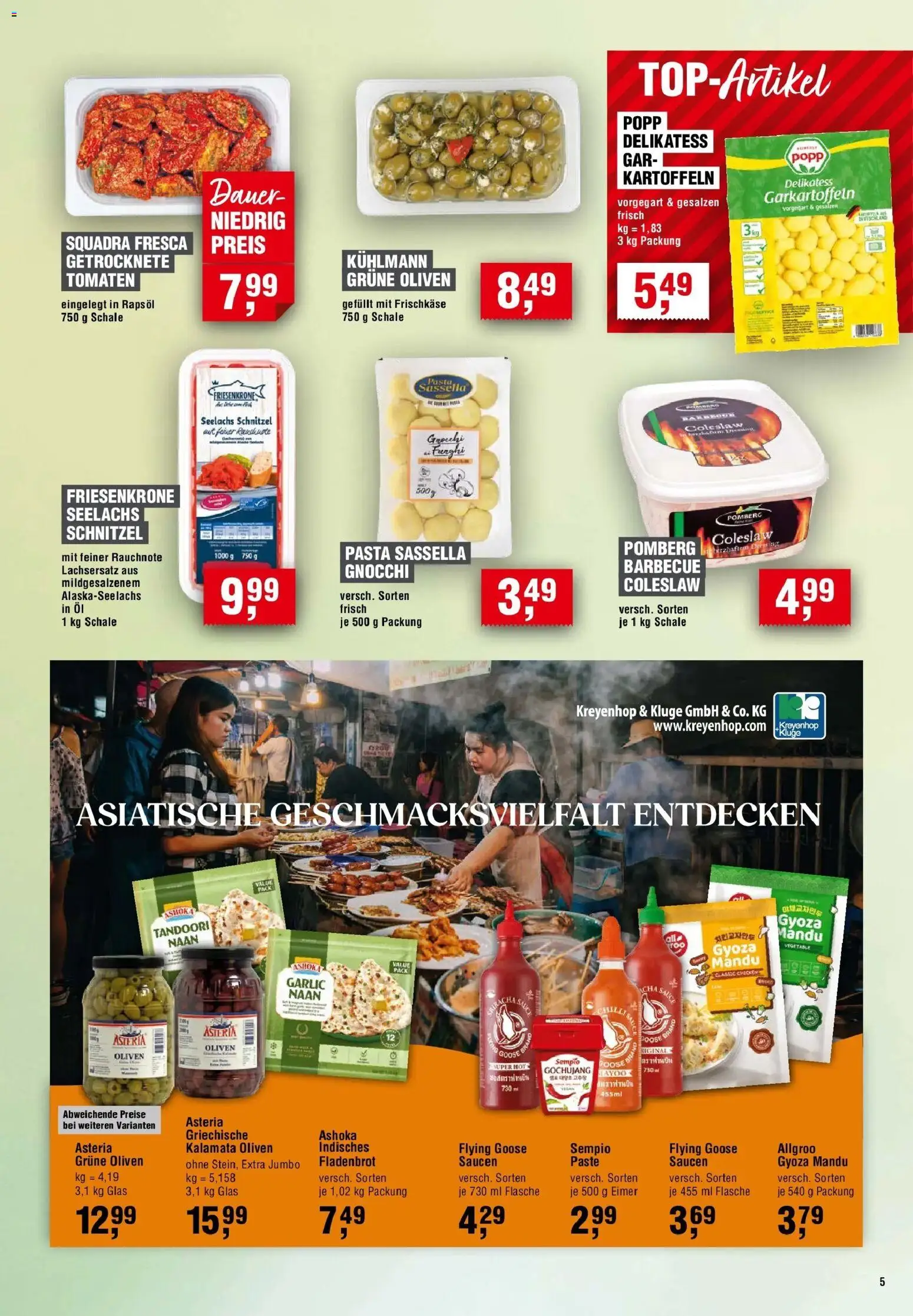 Edeka Prospekt Pirna (ab 20.08.2026) » Angebote Online | Seite: 5 | Produkte: Rapsöl, Tomaten, Schnitzel, Frischkase