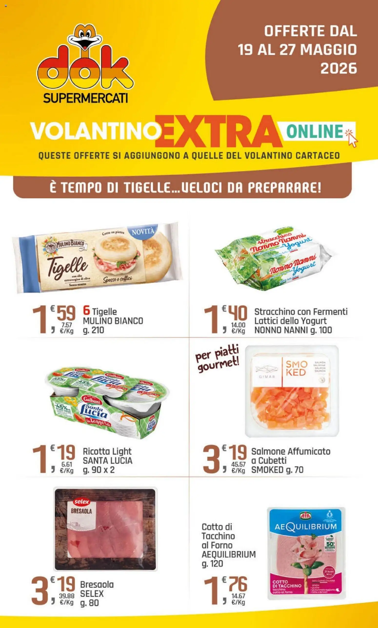 Volantino DOK del 15.05.2026 | Pagina: 21 | Prodotti: Tacchino, Stracchino, Ricotta, Forno