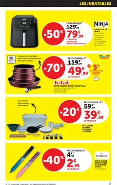 bi1 - Prévisualisation de bi1 catalogue valide à partir de 11/08/2026 | Page: 19 | Produits: Casseroles, Stylo, Tefal