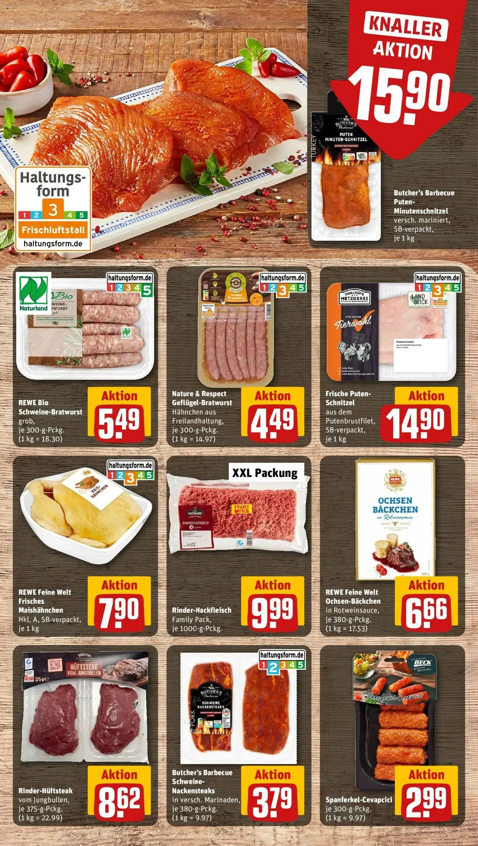 Rewe Prospekt Rüsselsheim – gültig ab 13.07.2026 | Seite: 9 | Produkte: Mais, Hahnchen, Tür, Schnitzel