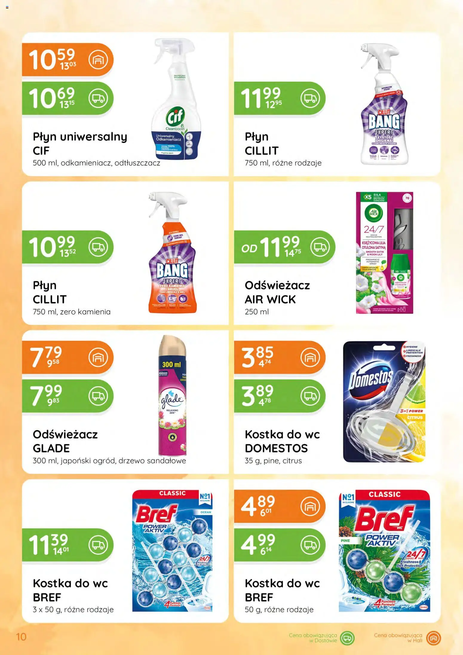 Eurocash gazetka - Katalog Chemiczny od 07.05.2026 | Strona: 10 | Produkty: Odświeżacz, Domestos
