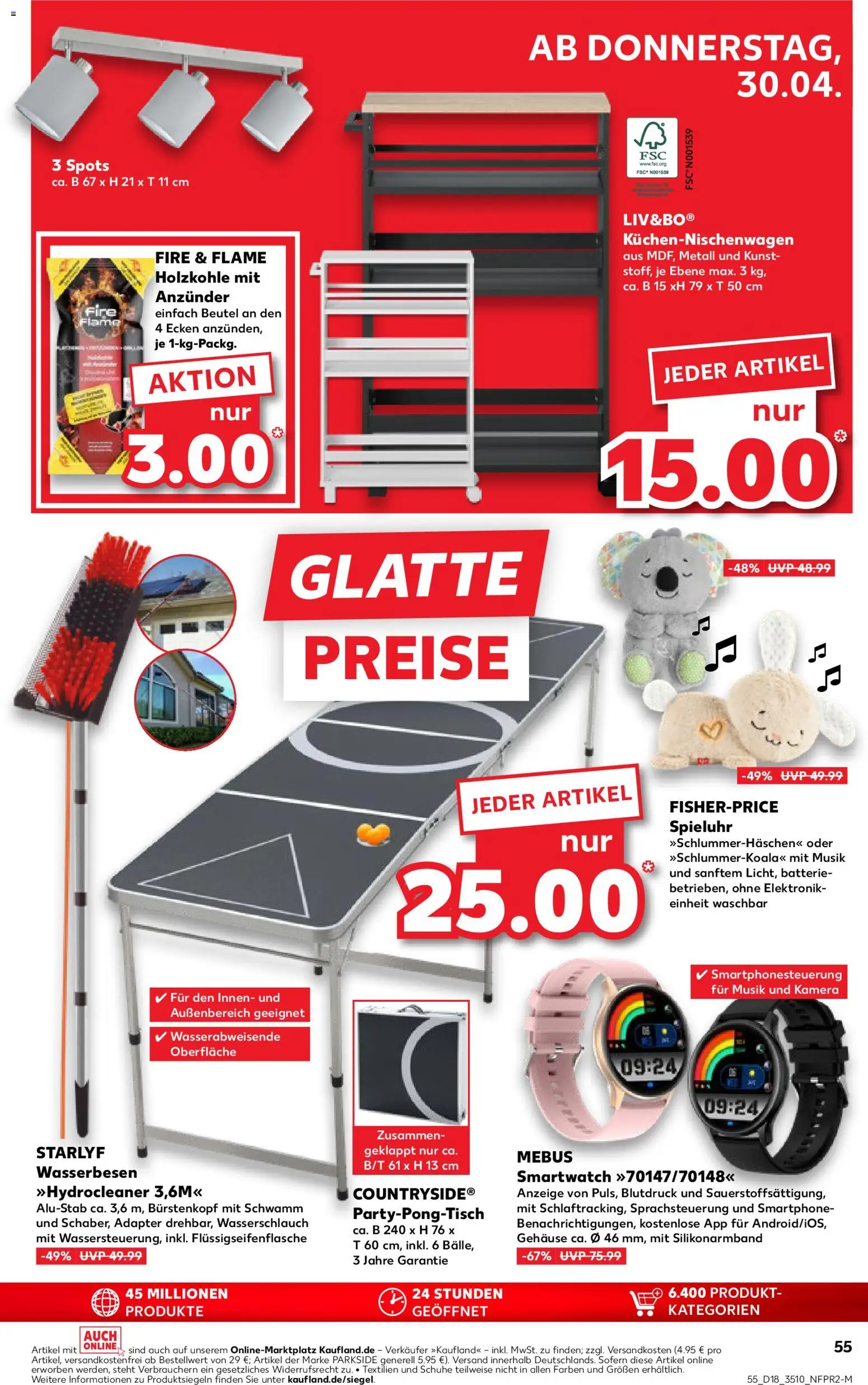 Kaufland Prospekt Zeitz	 – gültig ab 30.04.2026 | Seite: 55 | Produkte: Kamera, Adapter, Smartwatch, Smartphone