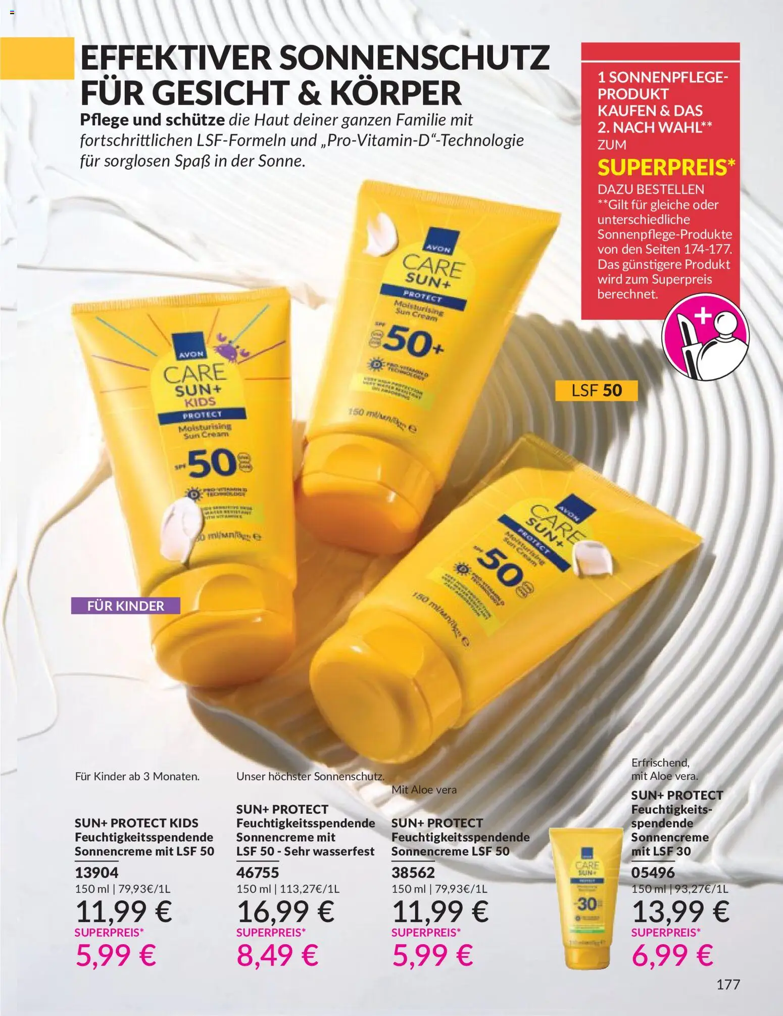 AVON Katalog Mai 2026 – gültig ab 01.05.2026 | Seite: 202 | Produkte: Sonnencreme