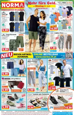 Norma Flugblatt ab 22.06.2026 gültig