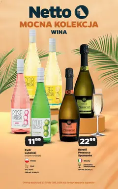 Pogląd oferty "Netto gazetka - Wina" - ważna od 20.07.2026