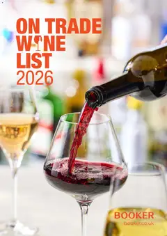 Preview of Booker Wholesale - 2026 On Trade Wine List valid from 16.06.2026