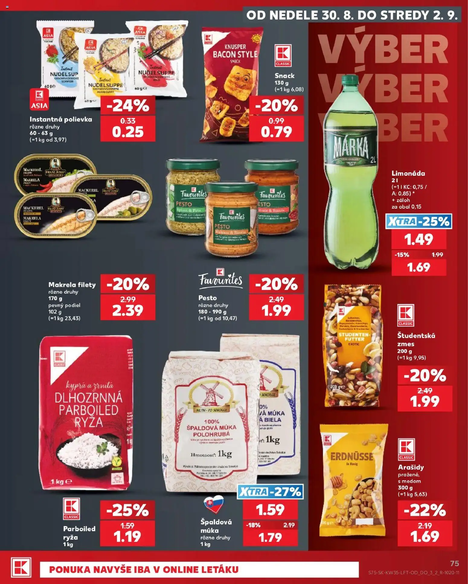 Nové Kaufland akcie – leták je platný od 27.08.2026 | Strana: 75